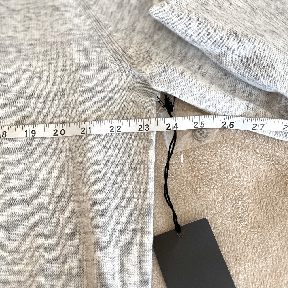 Porter+Ash Soft 1/4 Button Crewneck Sweater - Size L - Picture 9 of 13